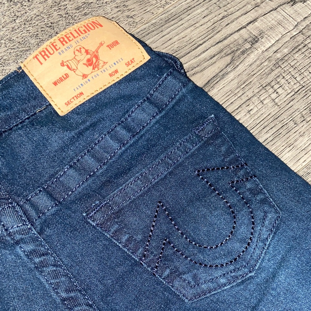 True Religion Girl’s Navy Slim Straight Jeans